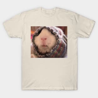 Cute guinea pig in the style of realism T-Shirt